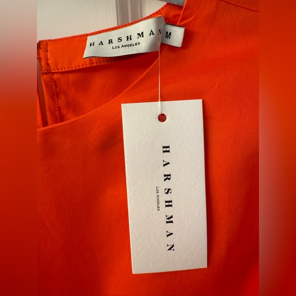 NWT Harshman Juliette Blouse in Coral - Picture 5 of 5